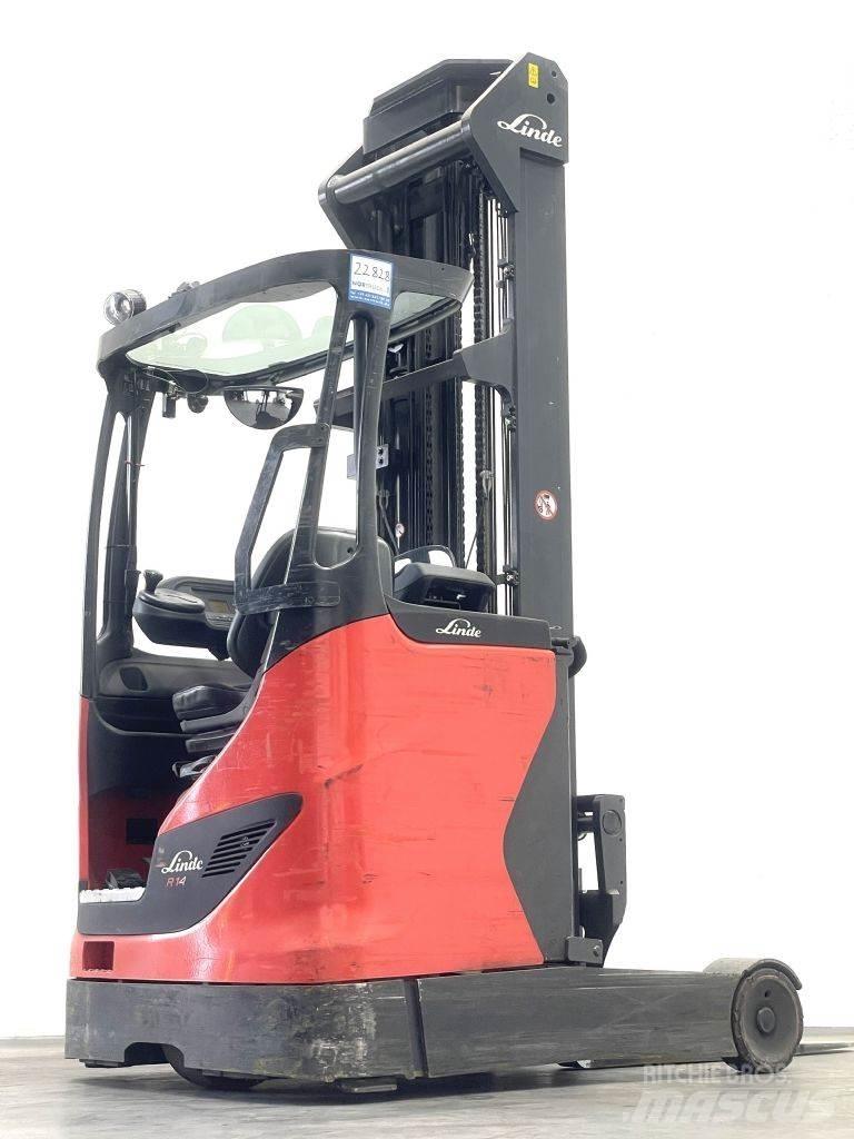 Linde R14-01 Reachtruck voor hoog niveau