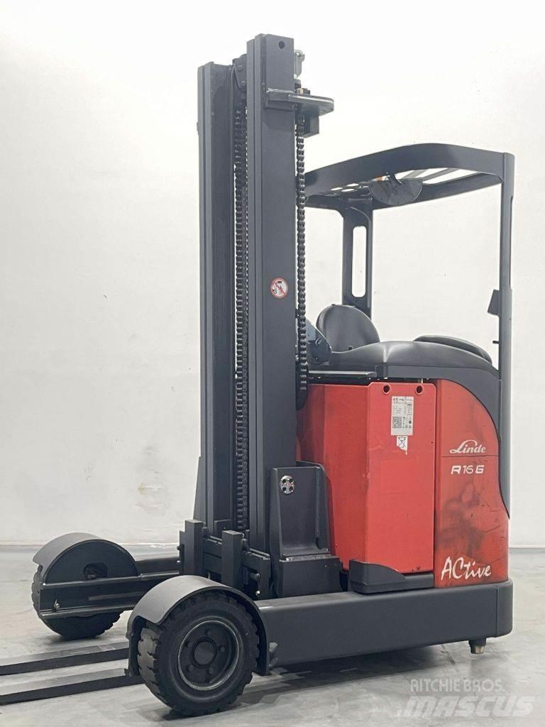 Linde R16G-12-115 Reachtruck voor hoog niveau