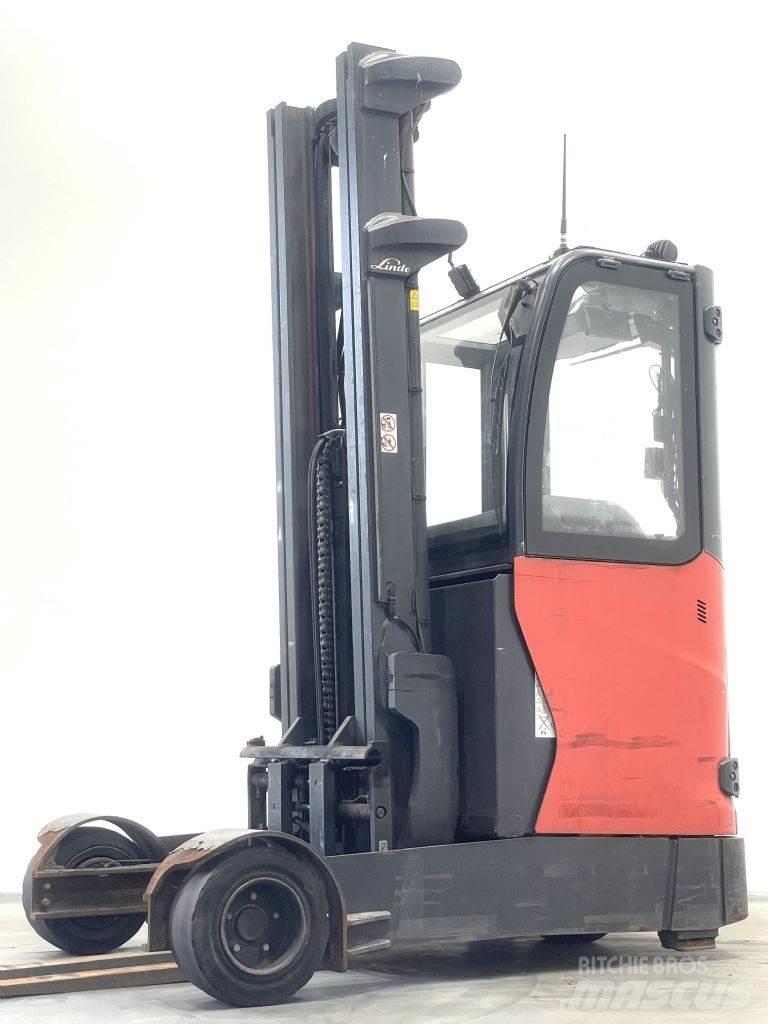 Linde R20G-01-1120 Reachtruck voor hoog niveau
