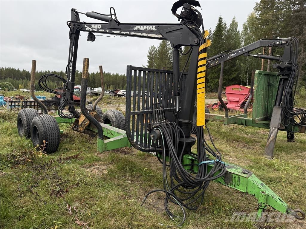 Cranab 1000 m. 260 Kran Bosbouwaanhangers
