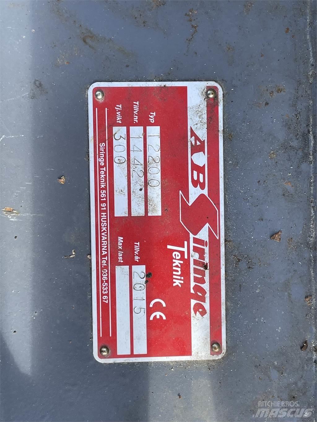 Siringe T 2200 Sneeuwschuivers en -ploegen