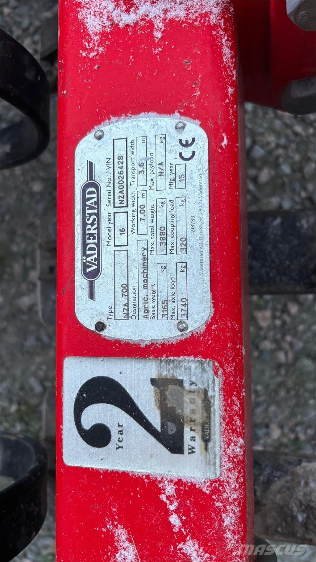 Väderstad NZA 800 HARV Eggen