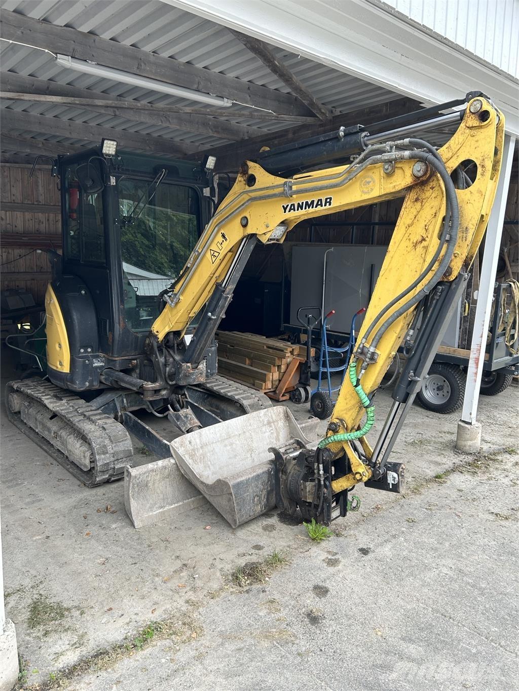 Yanmar VIO 38 GRÄVARE Wielladers