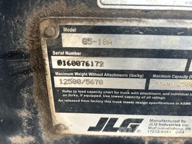 JLG G5-18 A Verreikers