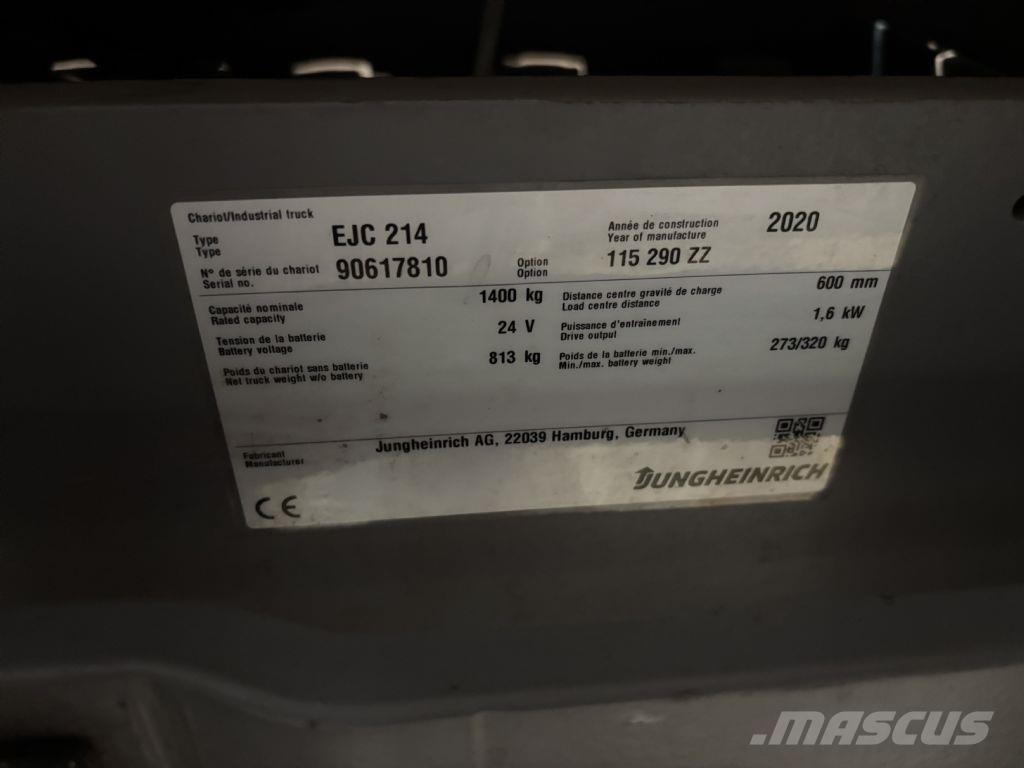 Jungheinrich EJC 214 Stapelaar meeloop