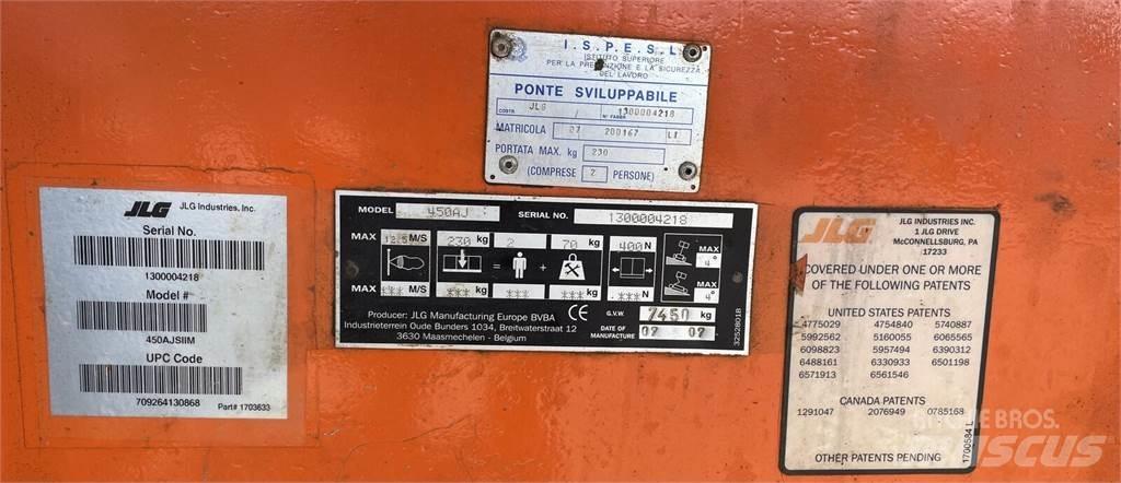 JLG  Knikarmhoogwerkers