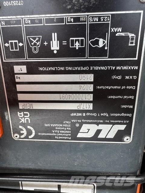 JLG X17JP Spider Zelfrijdende knikarm hoogwerker