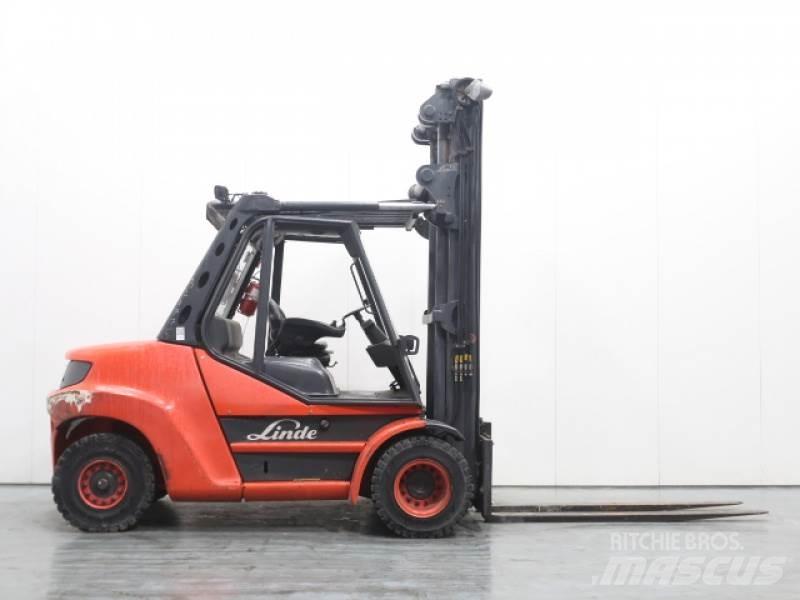 Linde H80D-02/900 396 Diesel heftrucks