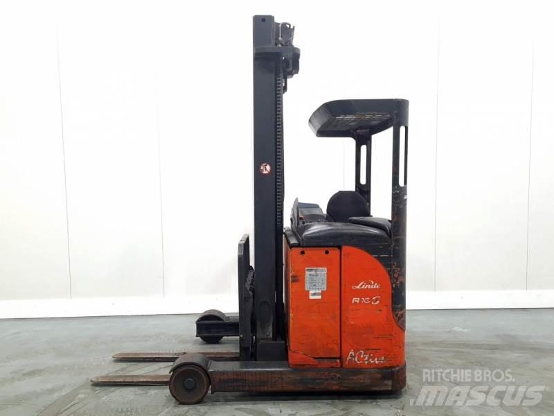 Linde R16 115 Reachtruck voor hoog niveau