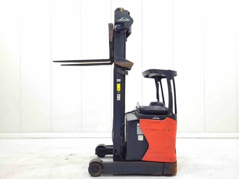 Linde R16N-01 Reachtruck voor hoog niveau