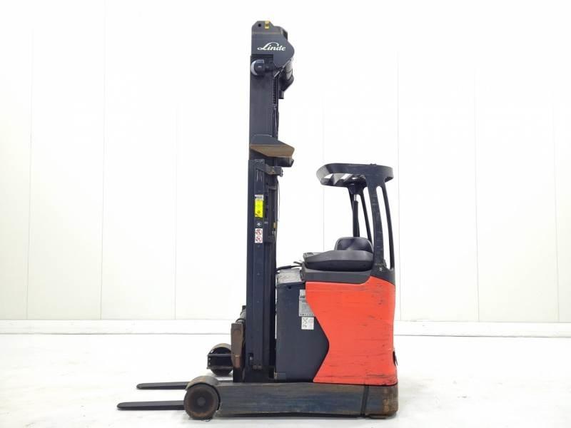 Linde R16N-01 Reachtruck voor hoog niveau
