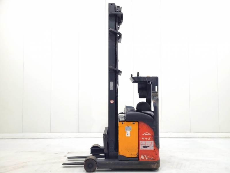 Linde R16N-12 Reachtruck voor hoog niveau