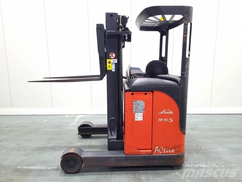 Linde R16S 115 Reachtruck voor hoog niveau