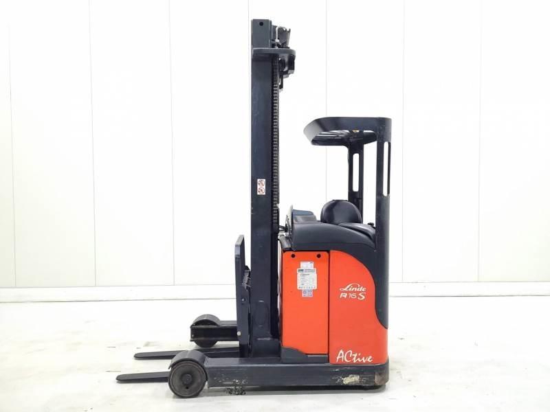 Linde R16SN-12 Reachtruck voor hoog niveau