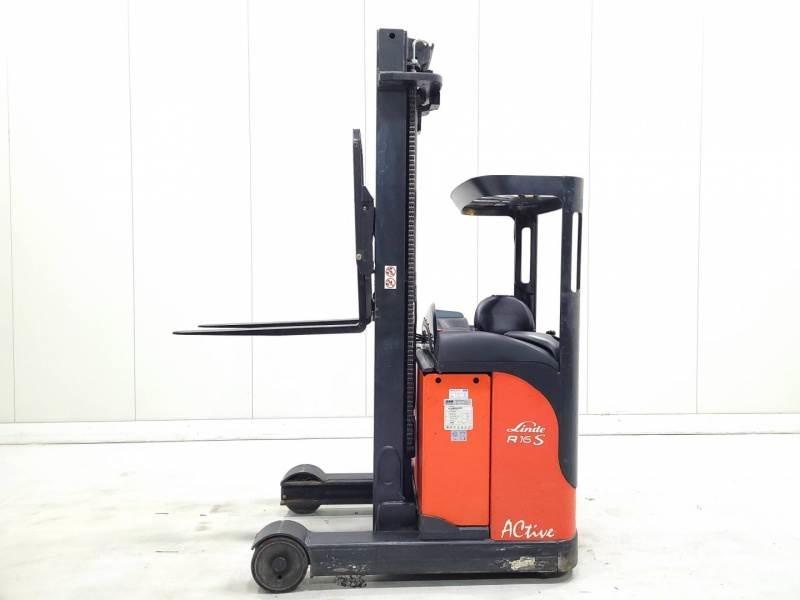 Linde R16SN-12 Reachtruck voor hoog niveau