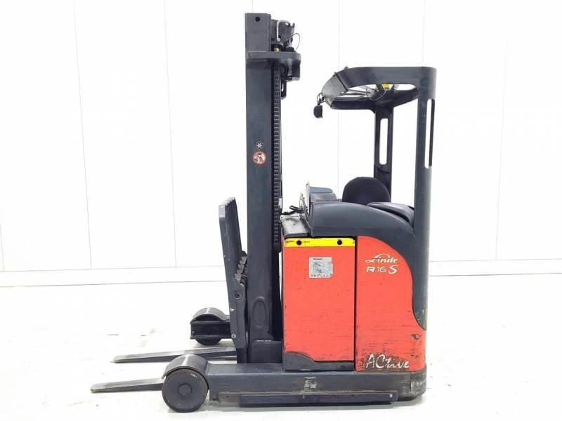 Linde R16SN-12 Reachtruck voor hoog niveau