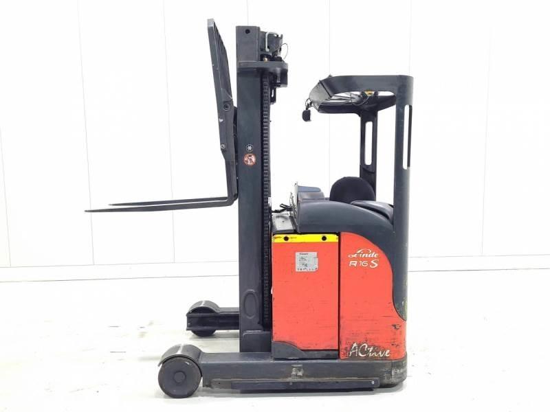 Linde R16SN-12 Reachtruck voor hoog niveau