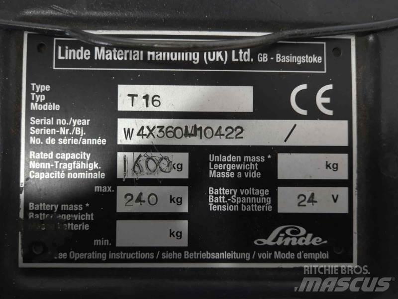 Linde T16 Steekwagentje