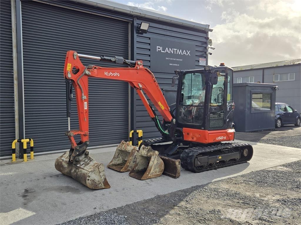 Kubota U50-5 Midigraafmachines 7t - 12t