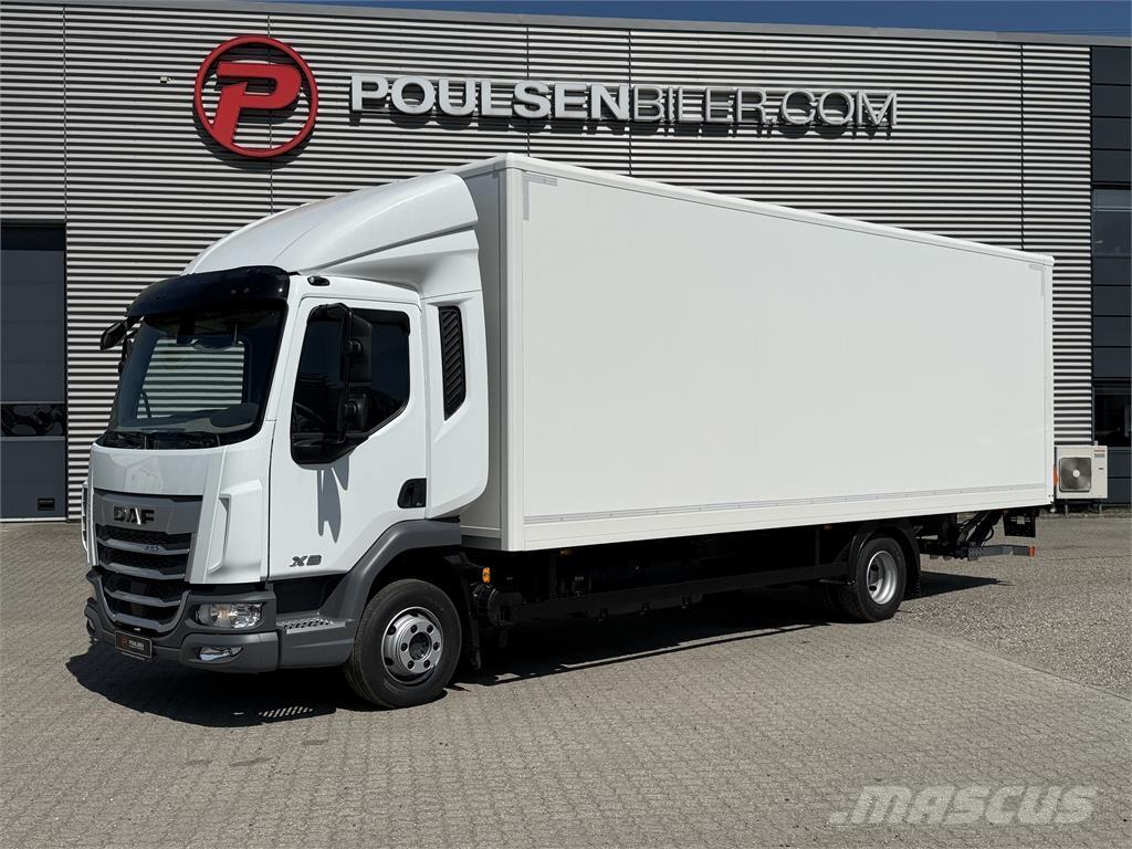 DAF XB 230 m. lift Bakwagens met gesloten opbouw