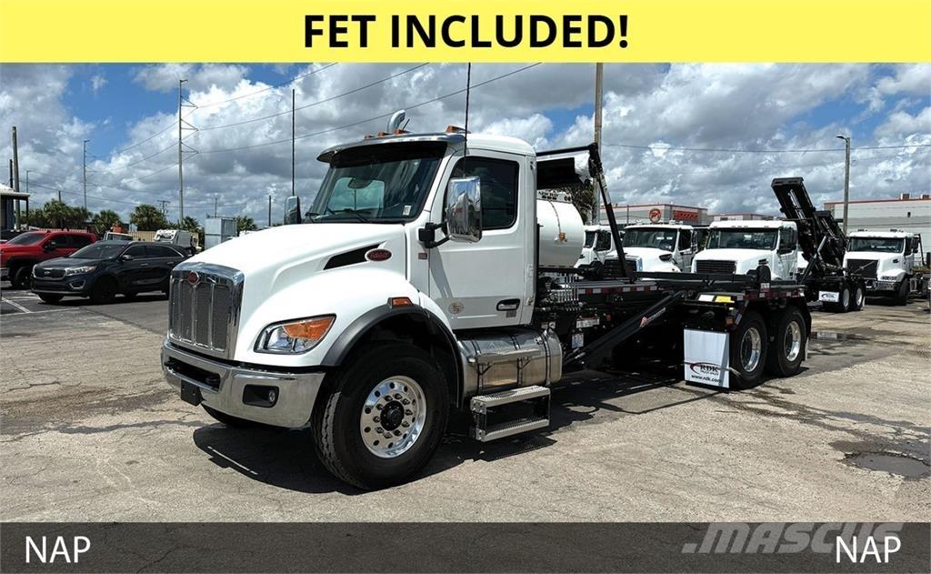 Peterbilt 548 Containertrucks met kabelsysteem
