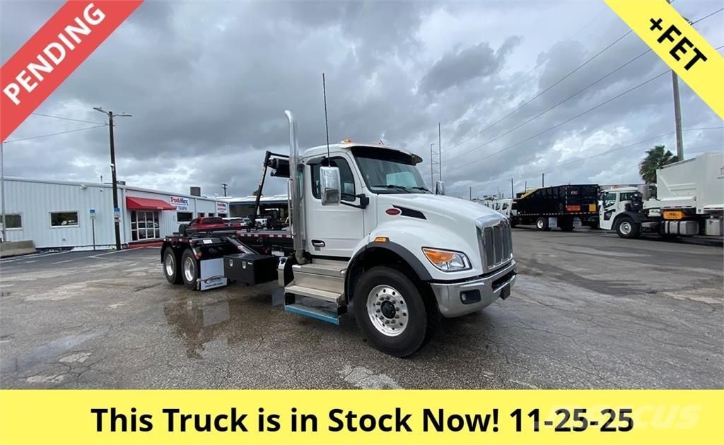 Peterbilt 548 Containertrucks met kabelsysteem