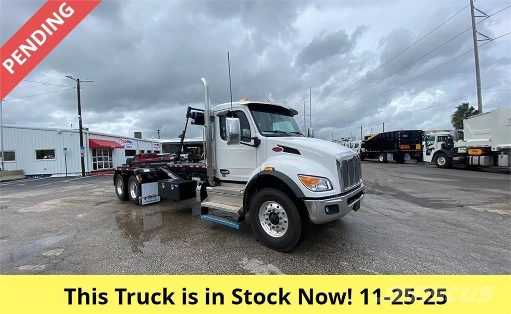 Peterbilt 548 Containertrucks met kabelsysteem