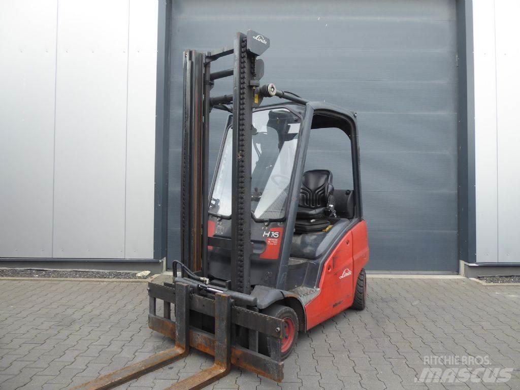 Linde H16D Diesel heftrucks