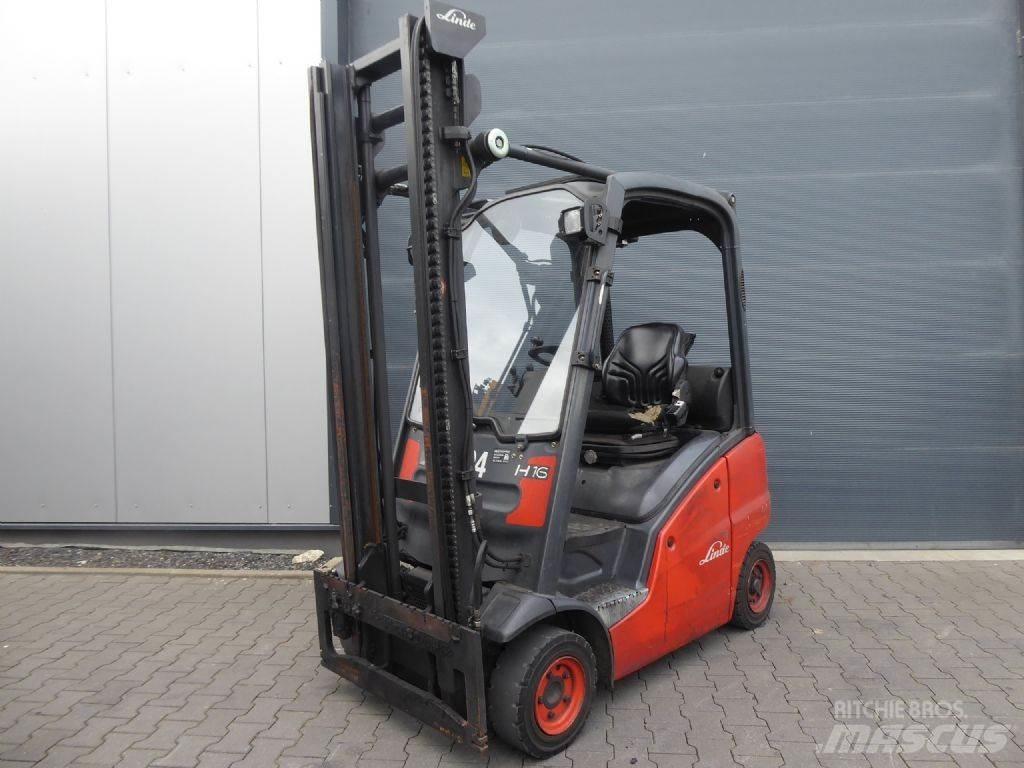 Linde H16D Diesel heftrucks