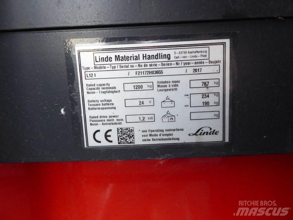 Linde L12L Stapelaar meeloop