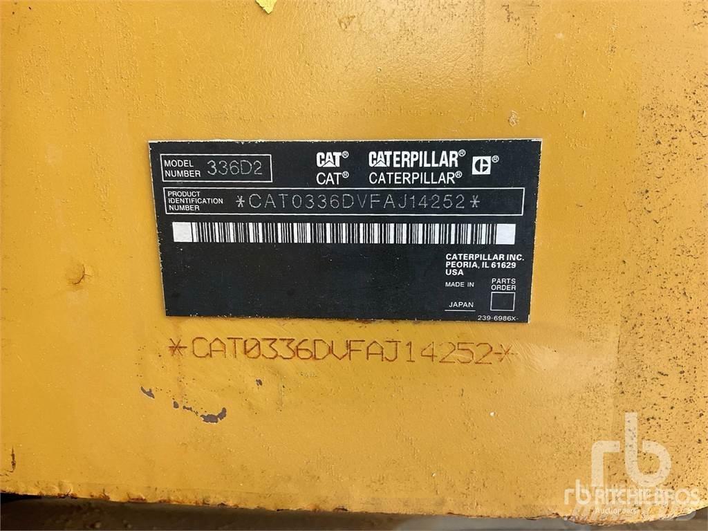 CAT 336D2 Rupsgraafmachines