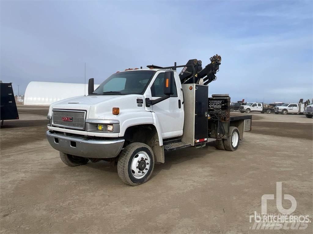 GMC 5500 Vlakke laadvloer met kraan