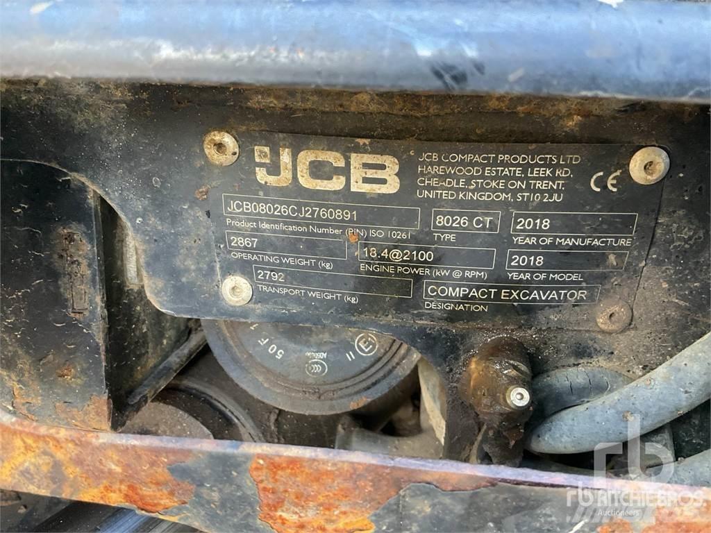 JCB 8026CT Rupsgraafmachines