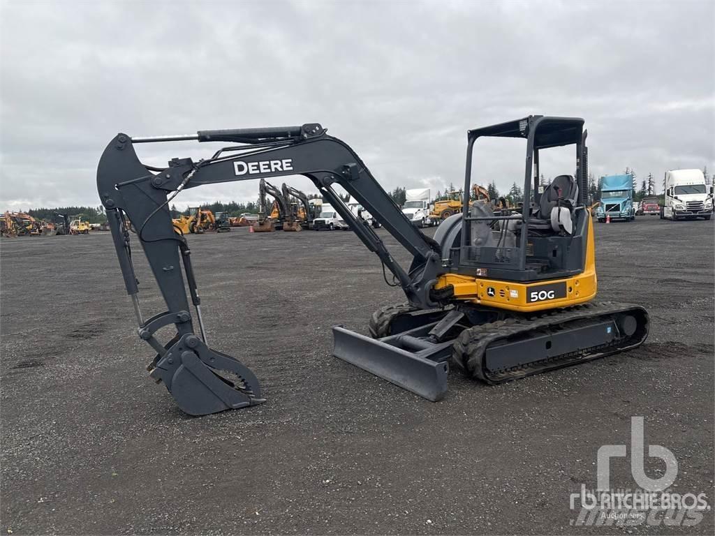John Deere 50G Minigraafmachines < 7t