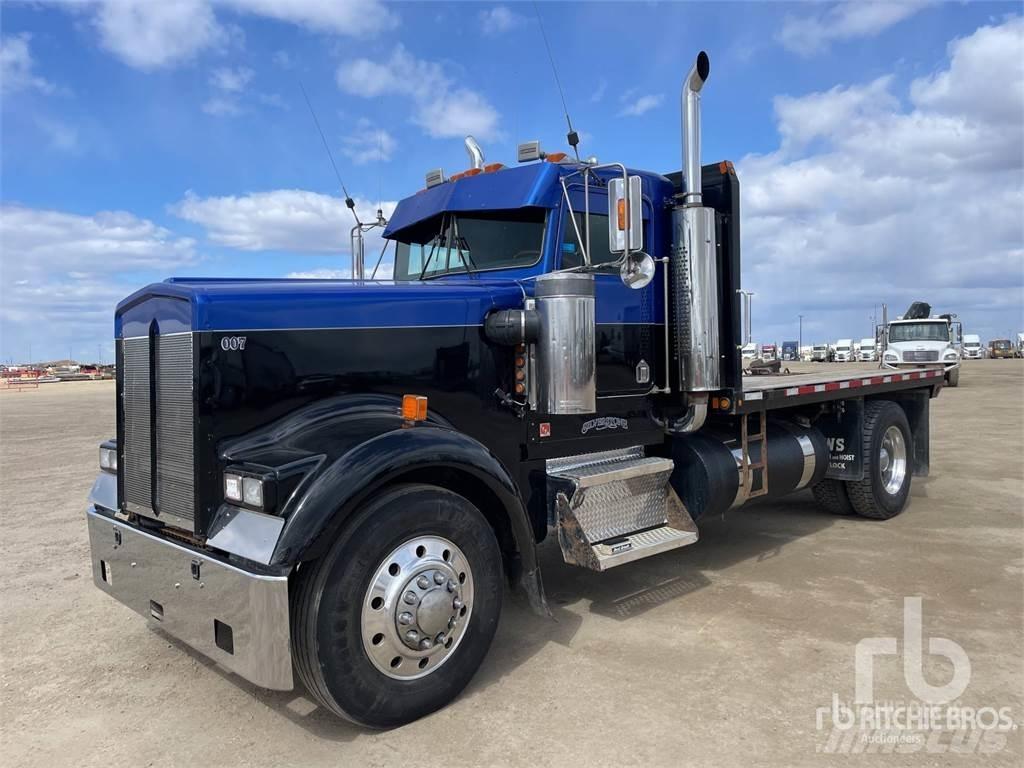 Kenworth W900L Platte bakwagens