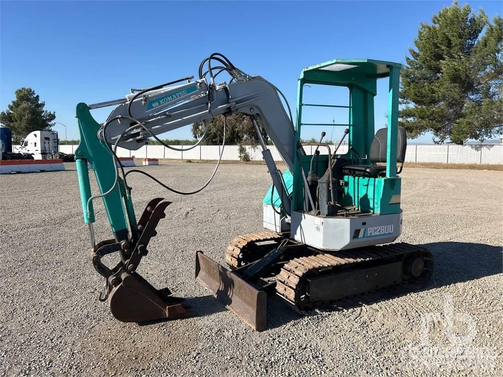 Komatsu PC28UU Minigraafmachines < 7t