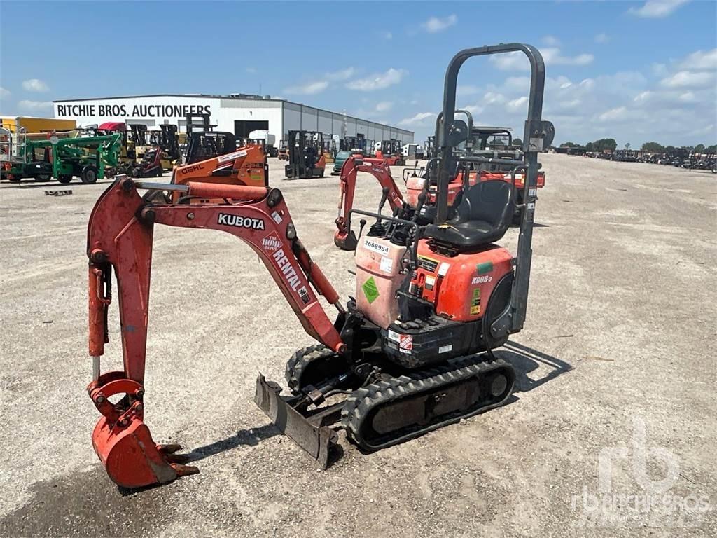 Kubota K008-3 Minigraafmachines < 7t