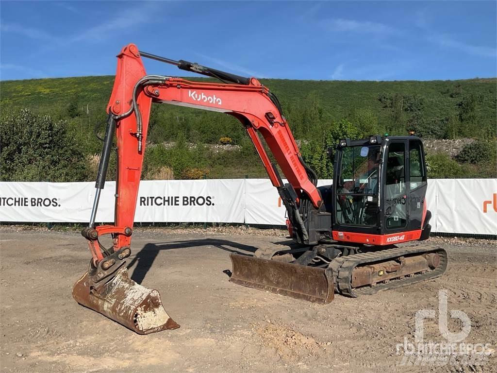 Kubota KX080-4 Rupsgraafmachines