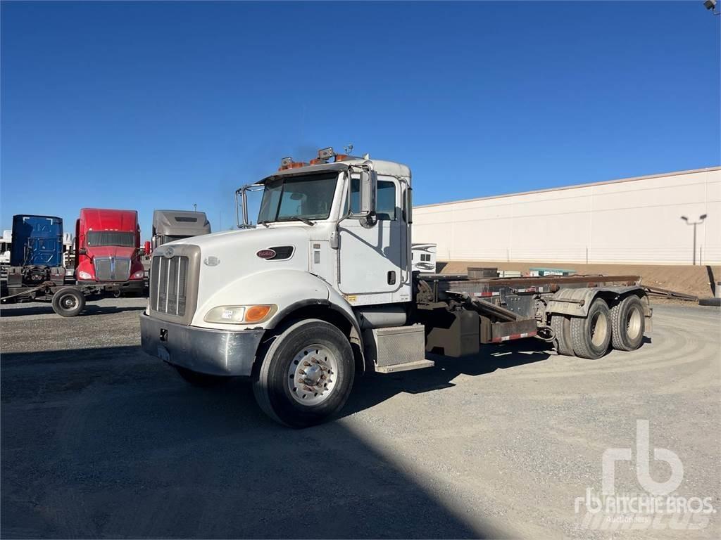 Peterbilt 340 Containertrucks met kabelsysteem