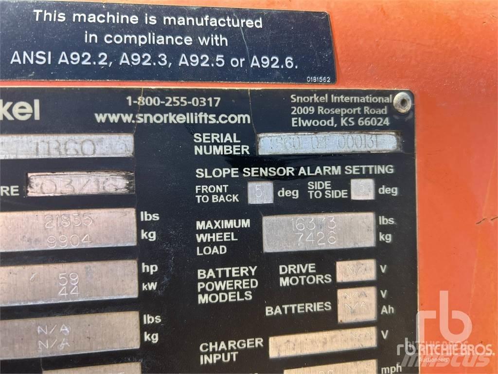 Snorkel TB60 Knikarmhoogwerkers
