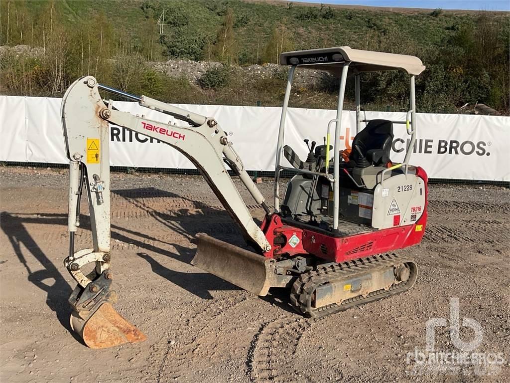 Takeuchi TB216 Minigraafmachines < 7t
