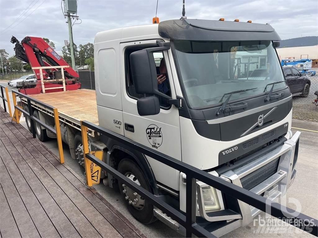 Volvo FM500 Vlakke laadvloer met kraan