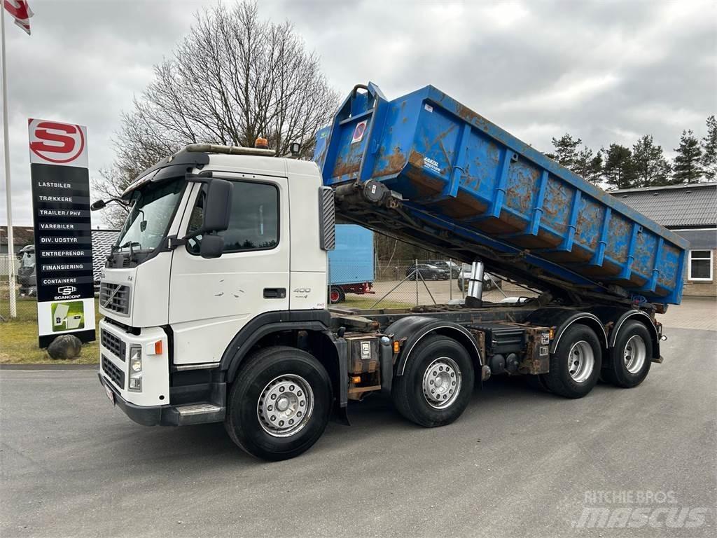 Volvo FM400 8x4 Containertrucks met kabelsysteem