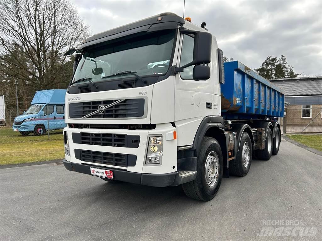 Volvo FM400 8x4 Containertrucks met kabelsysteem