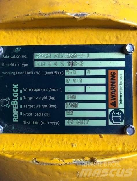  RopeBlock Kranen onderdelen en gereedschap
