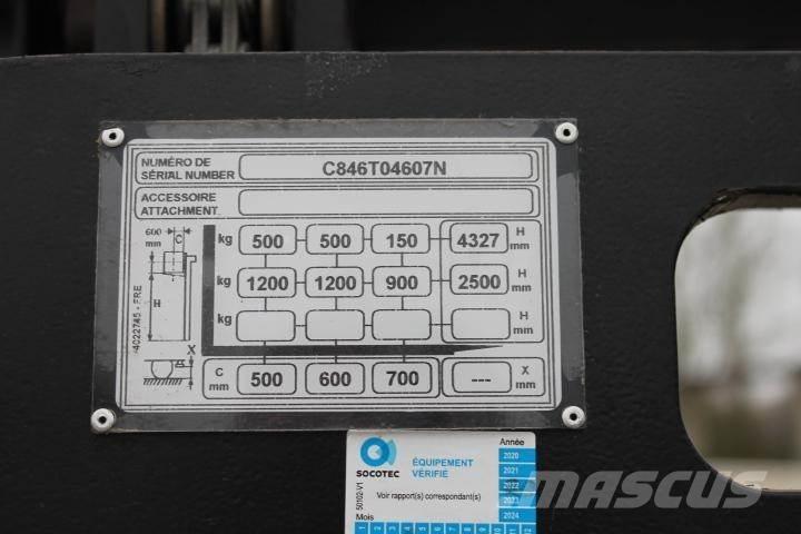 Yale MS12AC Stapelaar meeloop