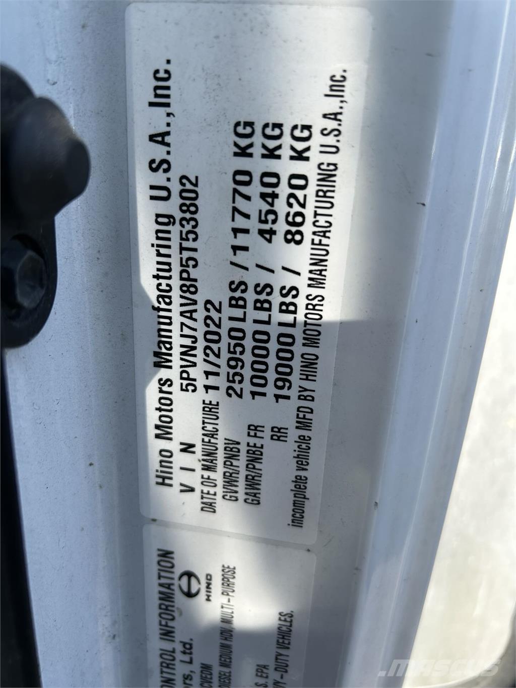 Hino L6 Bakwagens met gesloten opbouw