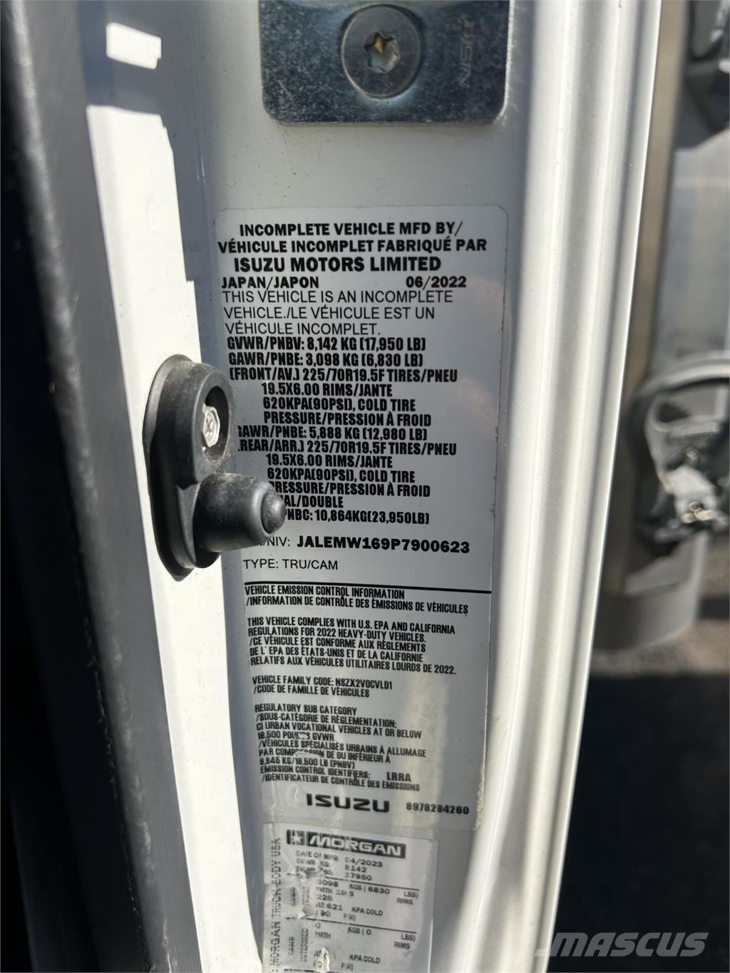 Hino S5 Bakwagens met gesloten opbouw