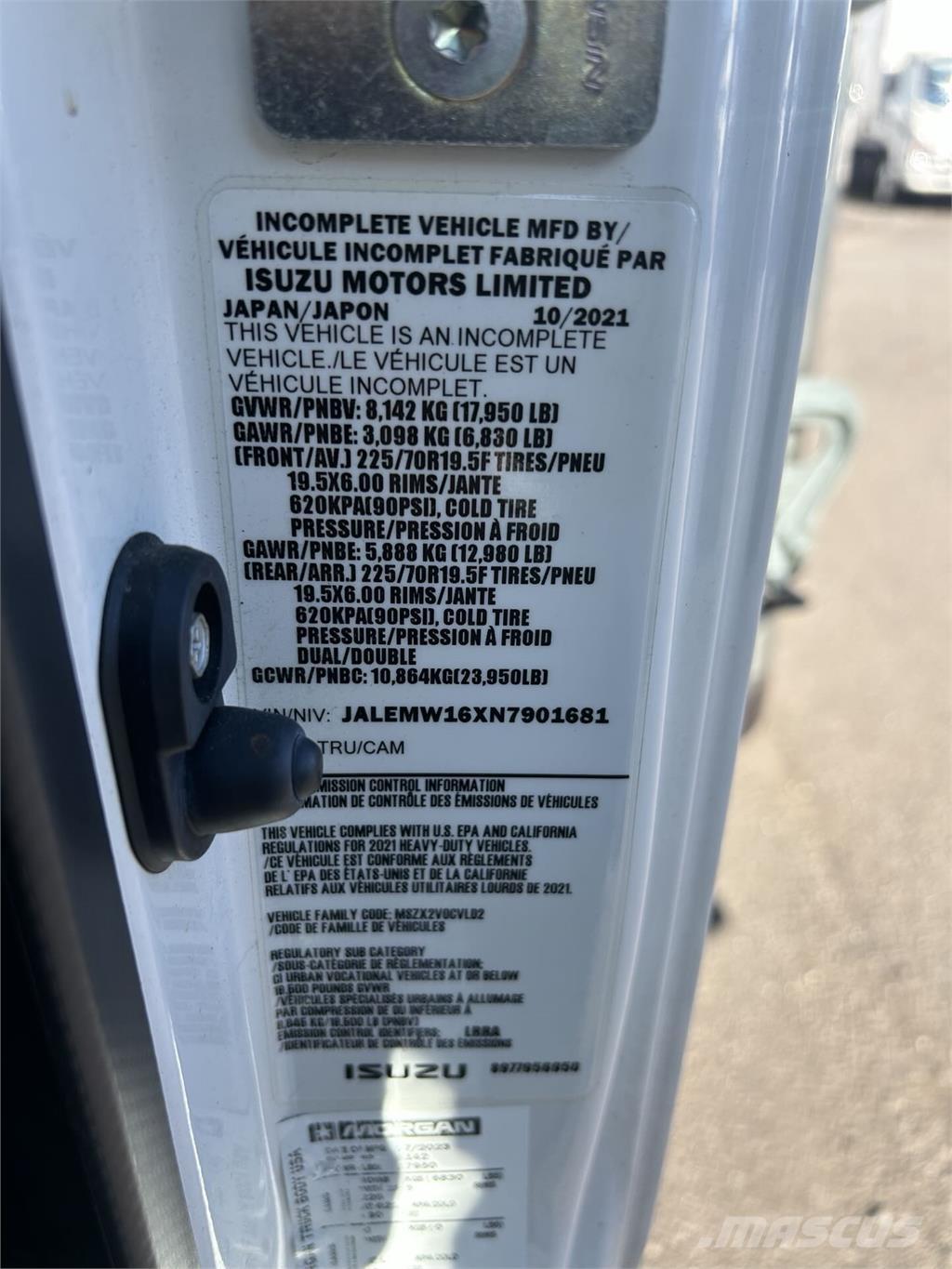 Hino S5 Bakwagens met gesloten opbouw