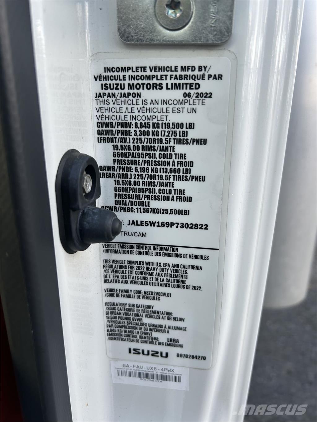 Isuzu NRR Bakwagens met gesloten opbouw